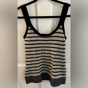 ALEXANDER WANG TRICOT 100% Cashmere Blue Gray Tank, Size M